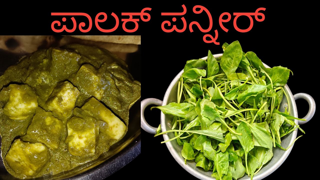 😋ಹೋಟೆಲ್ ಸ್ಟೈಲ್ ಪಾಲಕ್ ಪನ್ನೀರ್ 👌 ಟೇಸ್ಟಿ😋 | palak paneer kannada