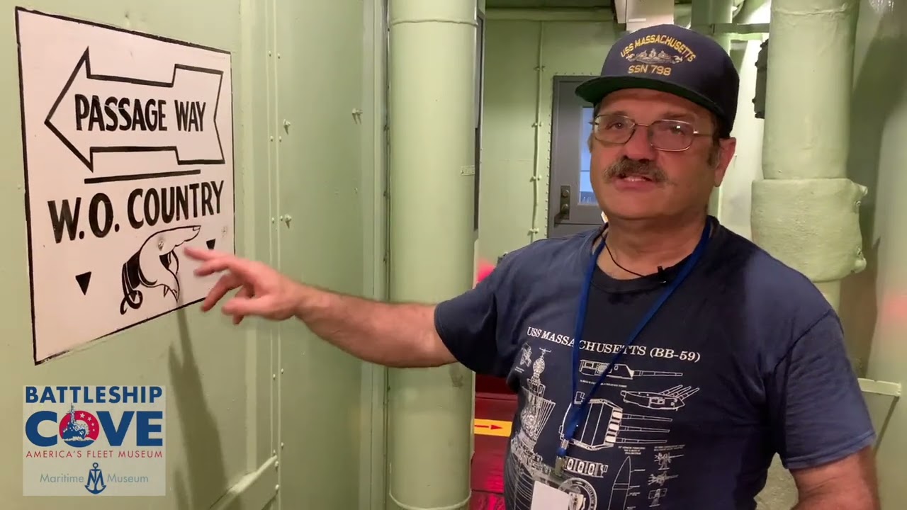 Inside the History - Officers' State Rooms on Battleship USS Massachusetts BB-59