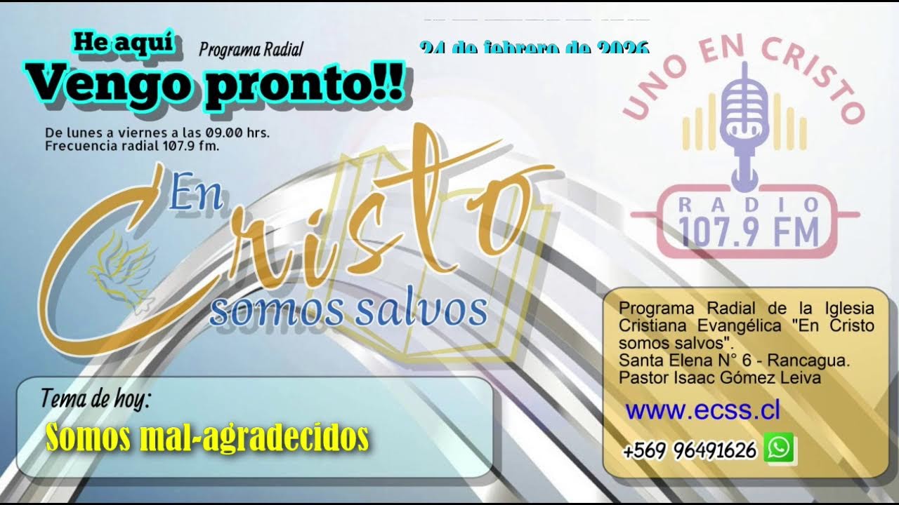 He aquí vengo pronto – 24/02/2026