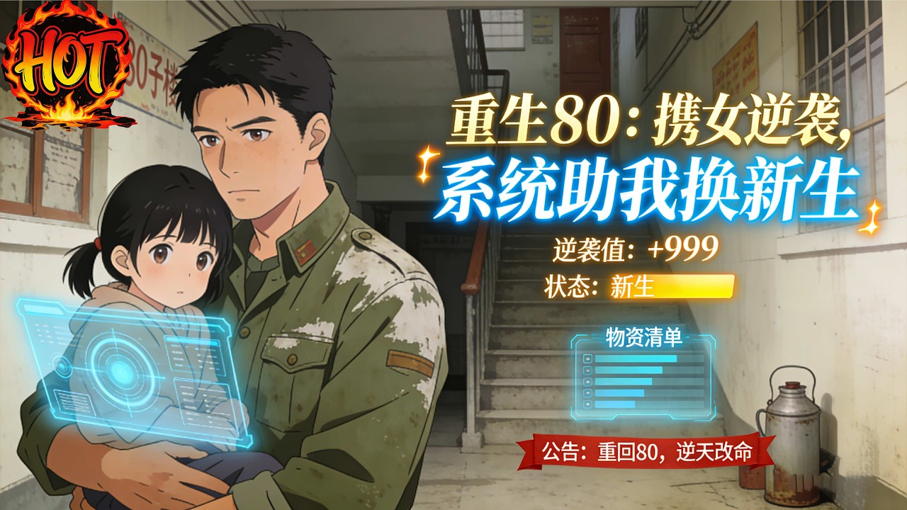 ✨【强推】《重生80：携女逆袭，系统助我换新生》1--62集八十年代的风，吹不散贫瘠土地上的阴霾。秀英的人生，是那个年代里无数不幸女性的缩影#穿越 #末世 #异能 ##动态漫画# 漫野推文