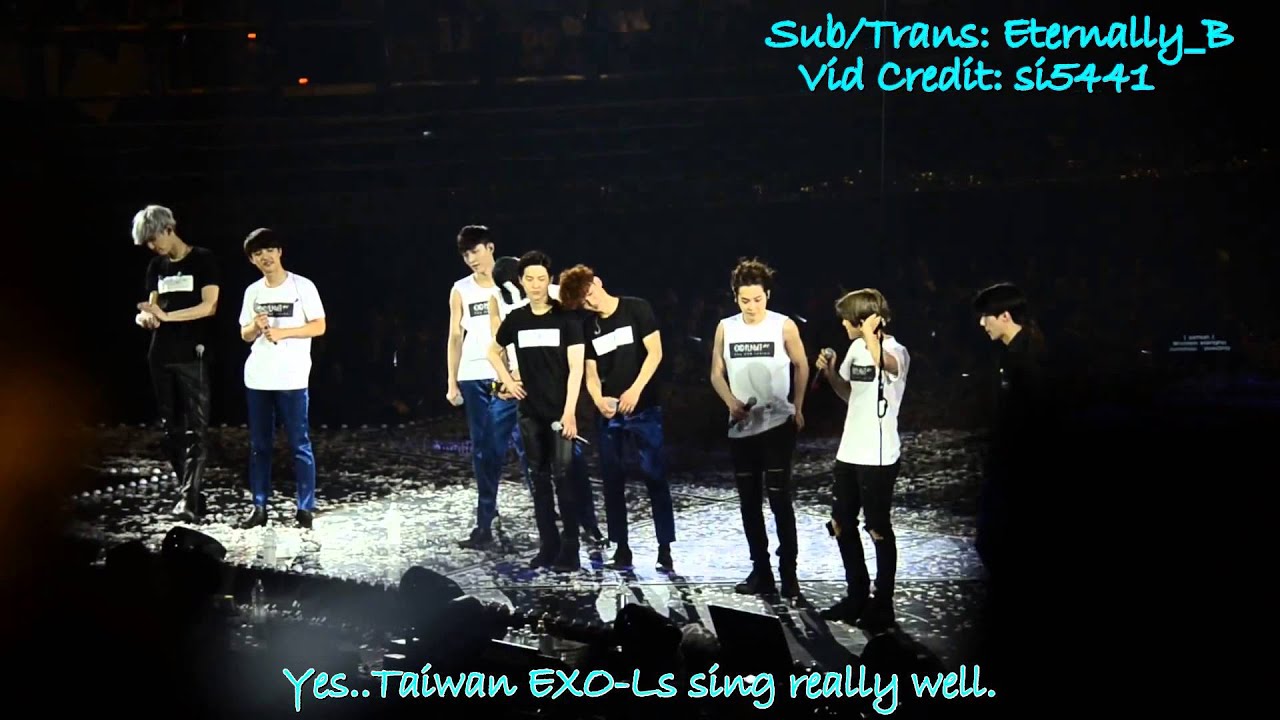 [ENG SUB] 150613 EXO'Luxion TAIPEI ENDING MENT (Kai-Sehun)