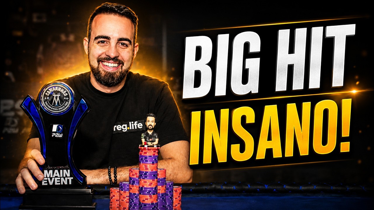 BIG HIT INSANO NO MAIN EVENT FSOP! | Dan 10 Poker Vlog #39