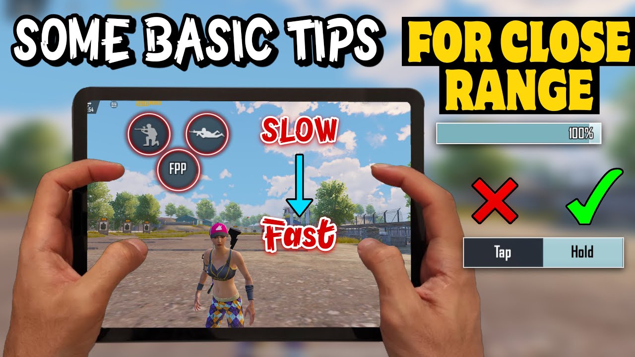 Basic Tips & Tricks for Close Combat - 6 Fingers IPad - PUBG mobile
