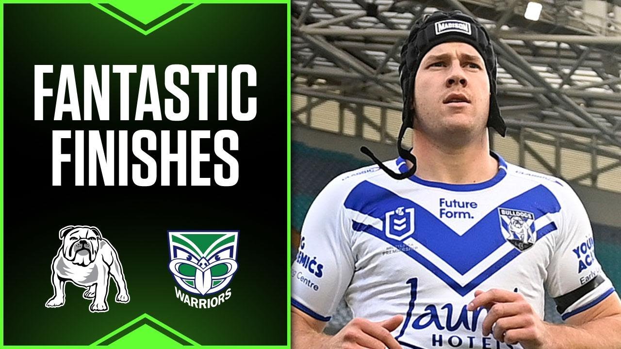 NRL Highlights | NRL 2024 | Fantastic Finishes | Bulldogs v Warriors | Round 18, 2024