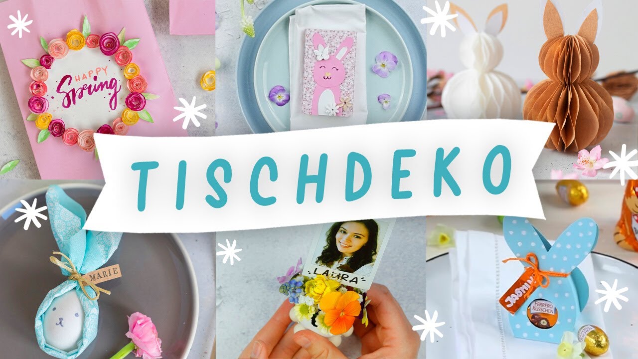 DIY TISCHDEKO FÜR OSTERN 2023 | Dekoration selber machen | einfache & besondere Ideen