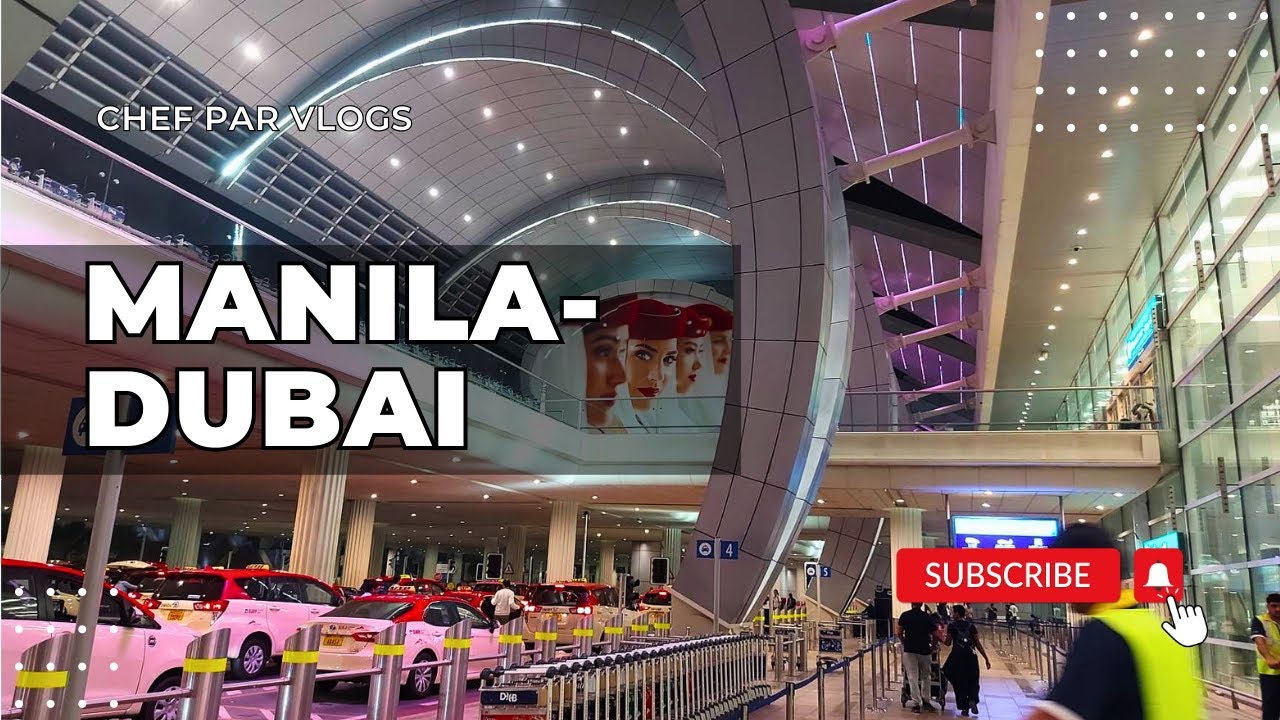 TRIP REPORT | EMIRATES AIRLINES Flight from MANILA to DUBAI | Chef Par Vlogs