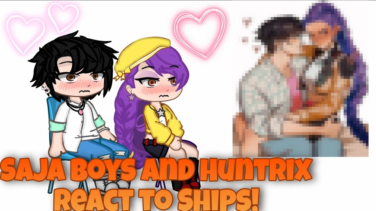 Saja Boys and Huntrix react to Ships! | Kpop Demon Hunters | Gacha Club