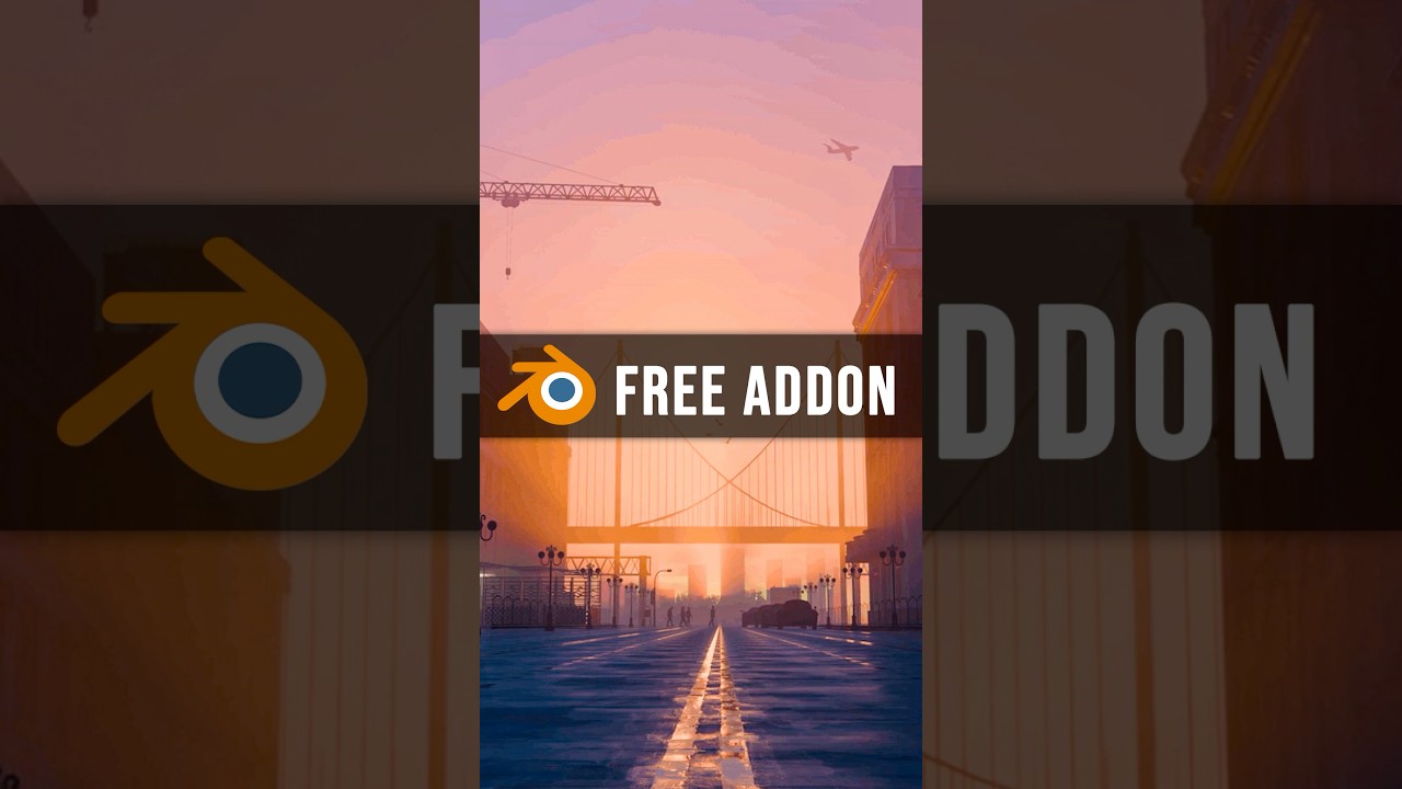 THIS BLENDER ADDON IS INSANE for detailed 3D scenes #blender #b3d