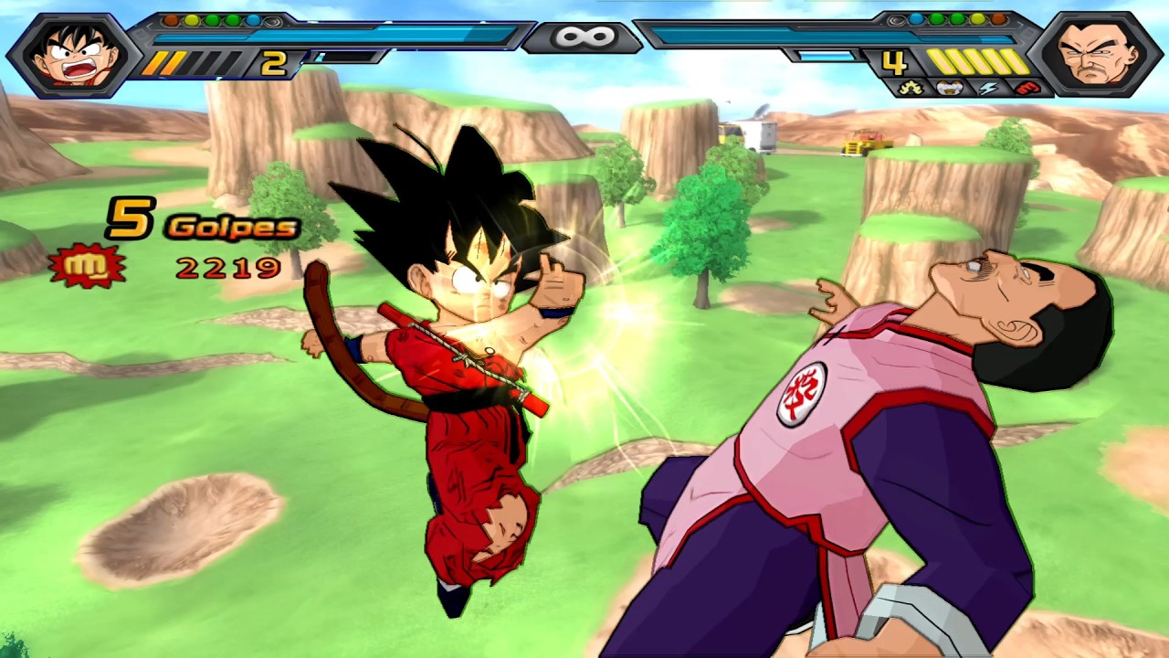 Dragon Ball Z: Budokai Tenkaichi 4 Latino - Goku (niño) vs Tao Pai Pai 🗿🔥