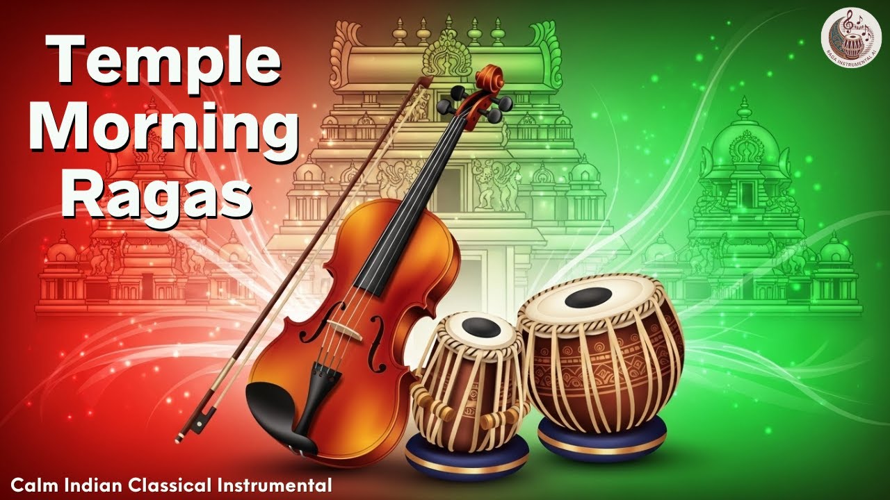 Temple Morning Ragas | Calm Indian Classical Instrumental | This is Calm | Deep Focus | Relaxation