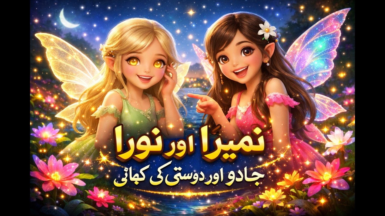 “نمیرا اور نُورا: جادو اور دوستی کی جادوئی کہانی | بچوں کے لیے اردو پری کہانی”