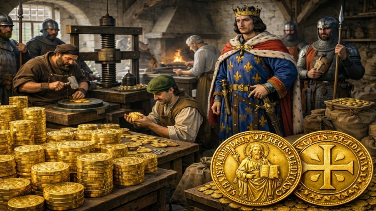 Inside the Medieval Gold Ducat Mint: How Gold Was Standardised for Europe (Full Process)