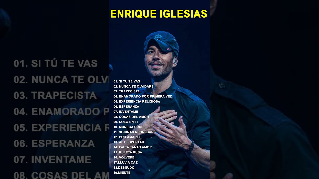 Best 20 Songs Playlist of Enrique Iglesias - Enrique Iglesias Greatest Hits Album 2024