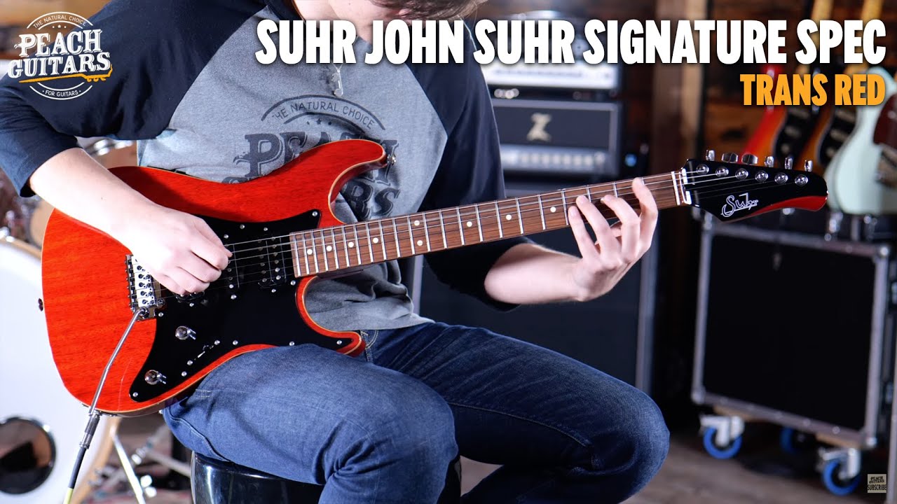 No Talking...Just Tones | Suhr John Suhr Signature Spec Standard Trans Red