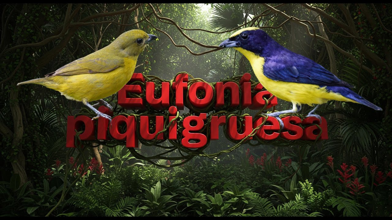 Eufonia Piquigruesa: La joya alada de los Andes y la selva