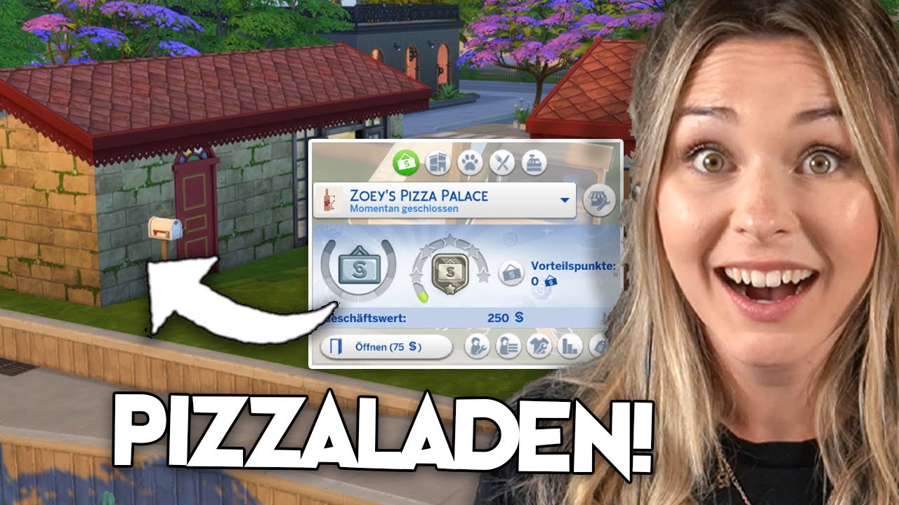 Die gro&szlig;e Er&ouml;ffnung meines Pizzaladens in Die Sims 4! 😍 | simfinity