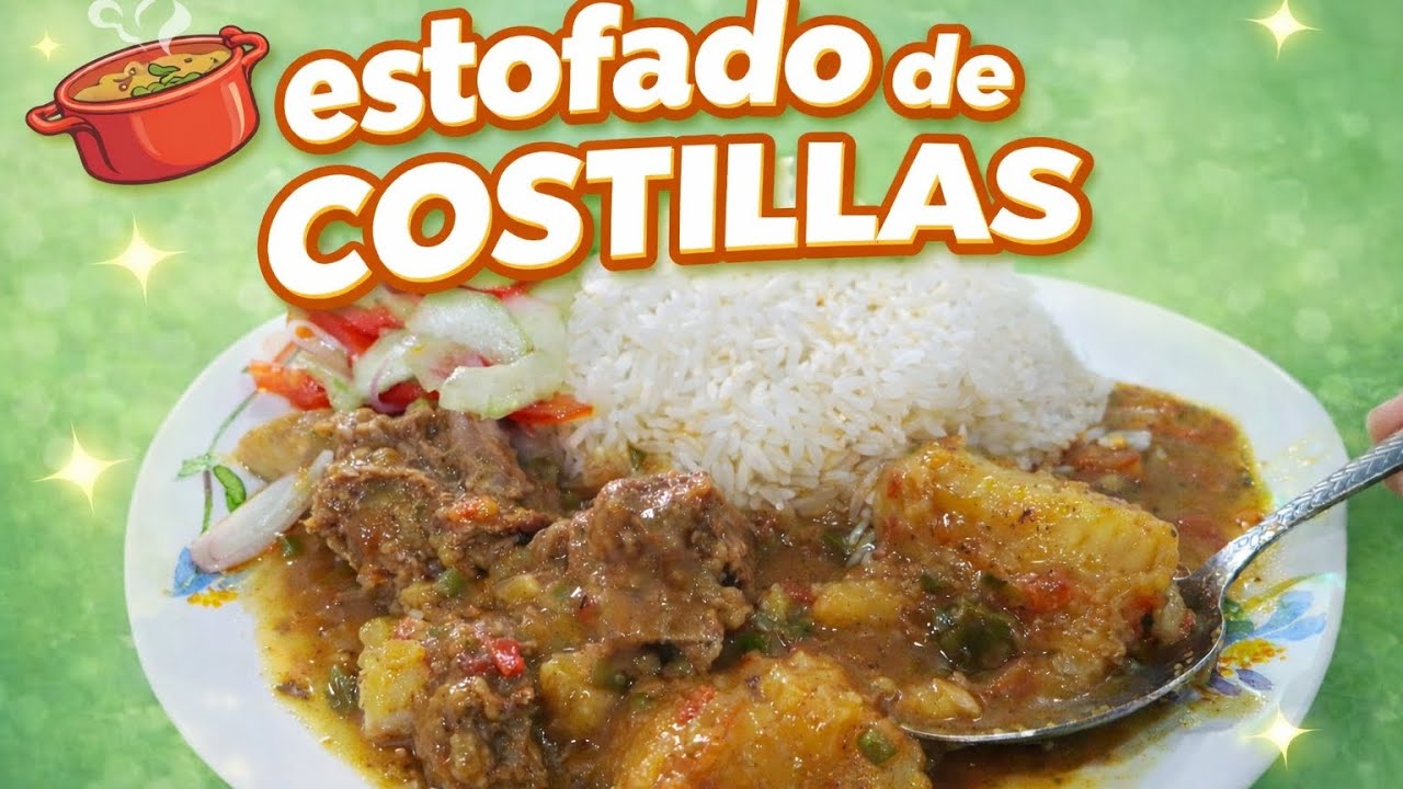 Costillas de Res 🍖 con papas | Receta Casera Fácil y Deliciosa