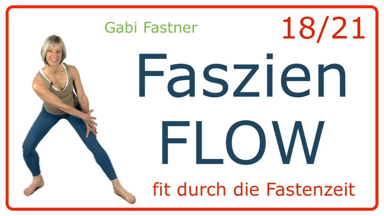 18/21 ☀️ 26 min. Faszien Flow | Bindegewebe straffen, federnde Bewegungen, Übungen ohne Geräte