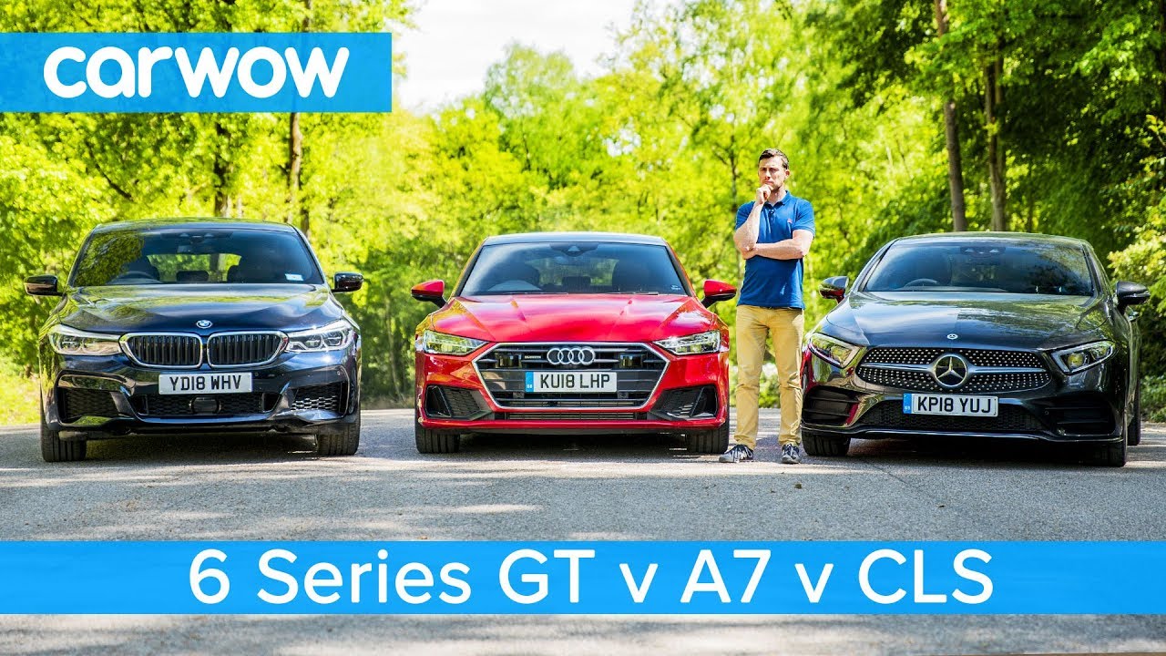 Audi A7 vs Mercedes CLS vs BMW 6GT review - which is the best?