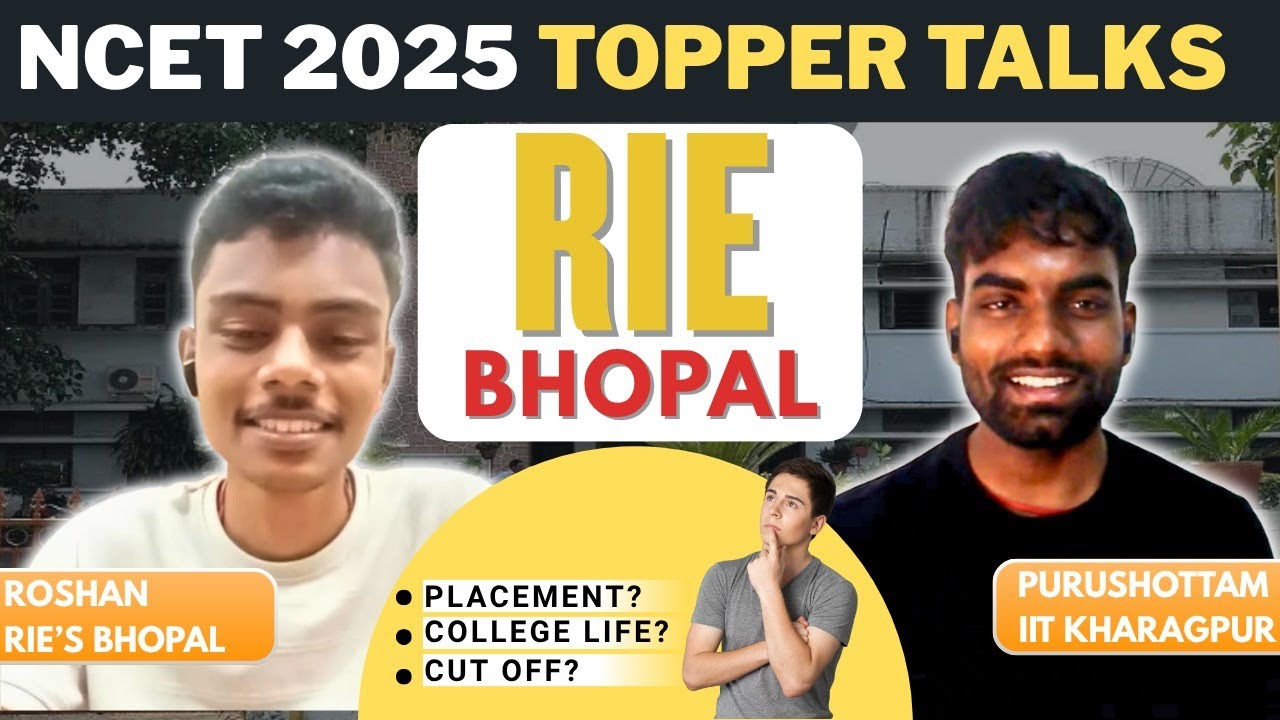 Roshan Rajput’s NCET Journey to RIE Bhopal | College Life, Placements & Honest Review | Crack NCET