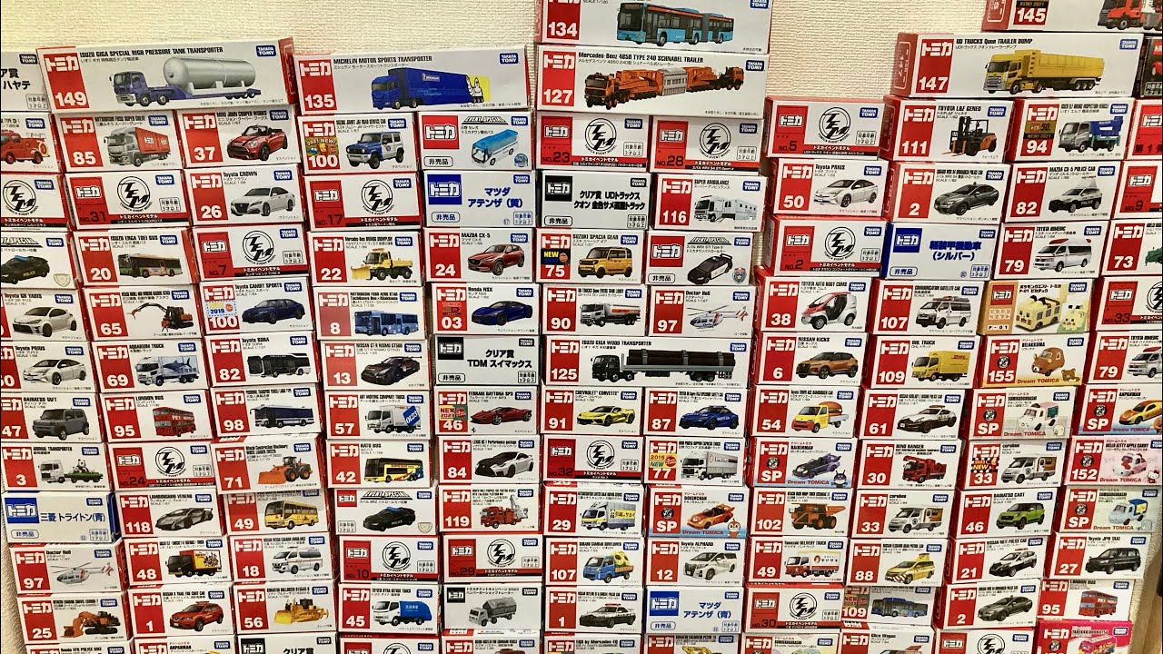 トミカの壁を作る！Make a Tomica wall！