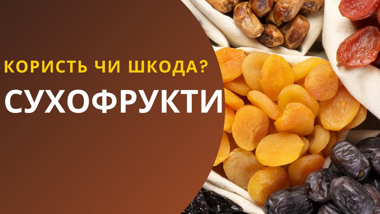 Сухофрукти. Шкідливі чи корисні? | дієтолог Євгенія Розум | Ранок надії