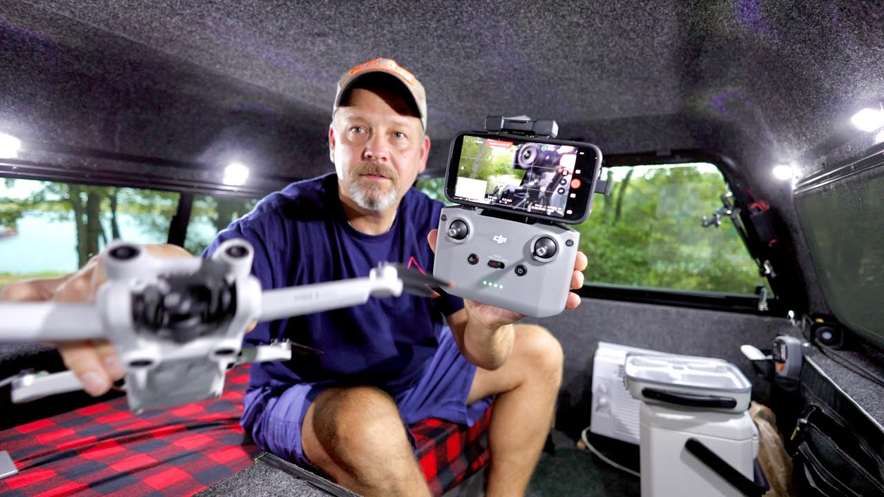 Truck Camping : Tiny lake, huge burritos, and an OFF-GRID experiment with my A/C unit.