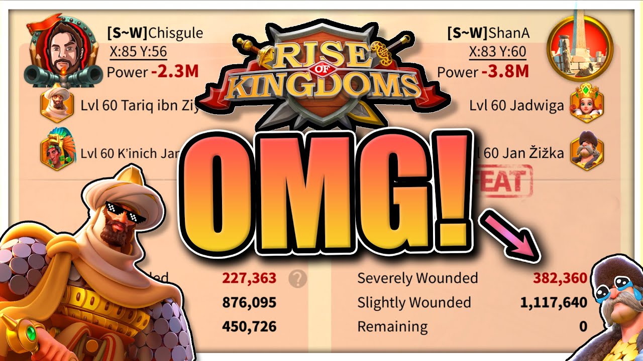 Tariq Rally Testing [New Infantry META] Rise of Kingdoms