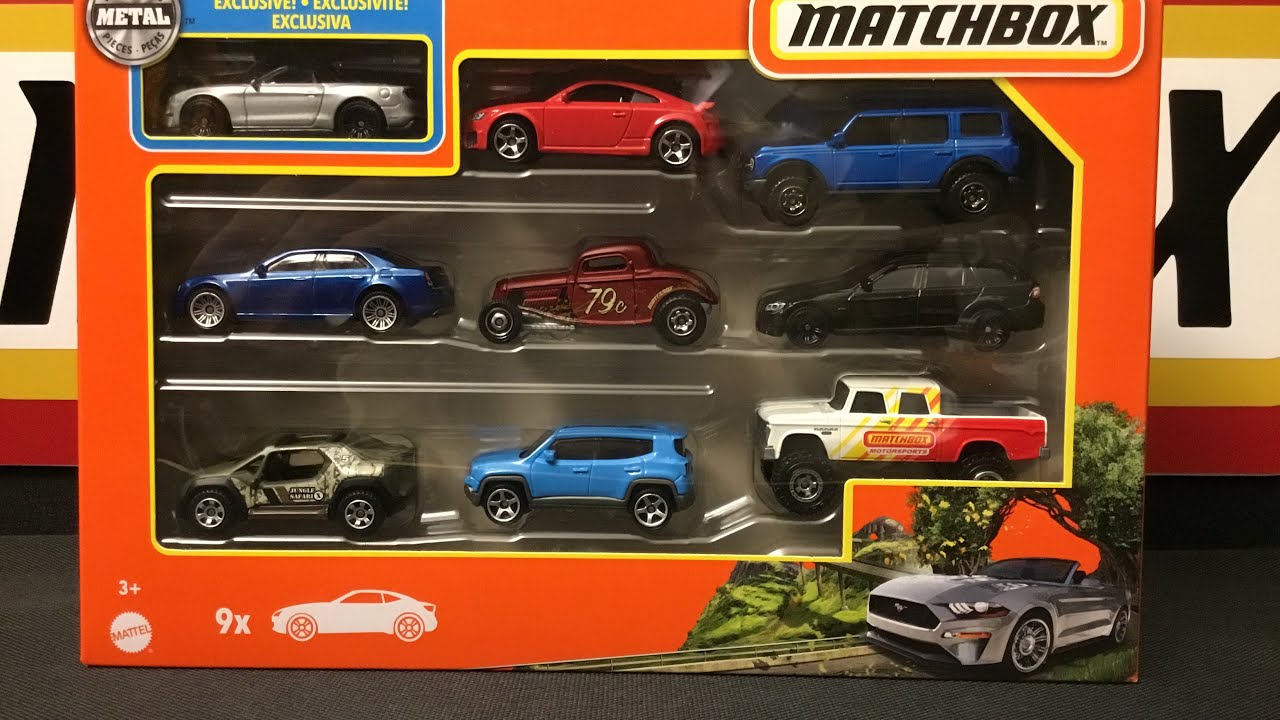 Matchbox 2022 9 Pack Exclusive 2018 Ford Mustang Convertible
