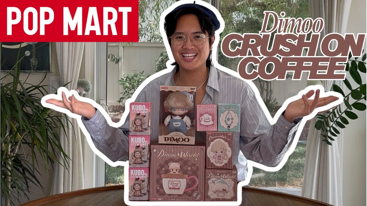 Coffee Breaks & Sunset Shakes ☕🌇 | Dimoo + Kubo Pop Mart Unboxing! | 4K60FPS