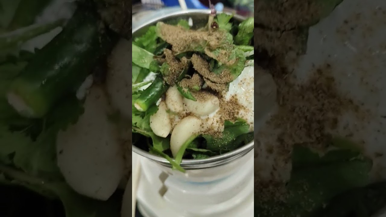 Dahi pudina ki chutney resturant style 5 minute #green mint chutney #video #restaurant 