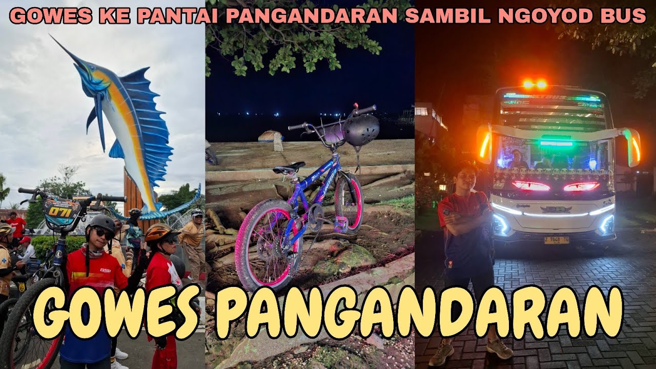 GOWES WISATA KE PANGANDARAN MALAH NGOYOD KIDS PANDA, The Real Diluar Prediksi  || VLOG