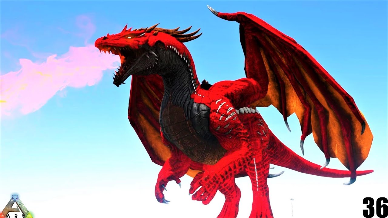 I Found a MAX Level DRAGON & GIGATRON Returns !!! ARK Survival Evolved MODDED E36