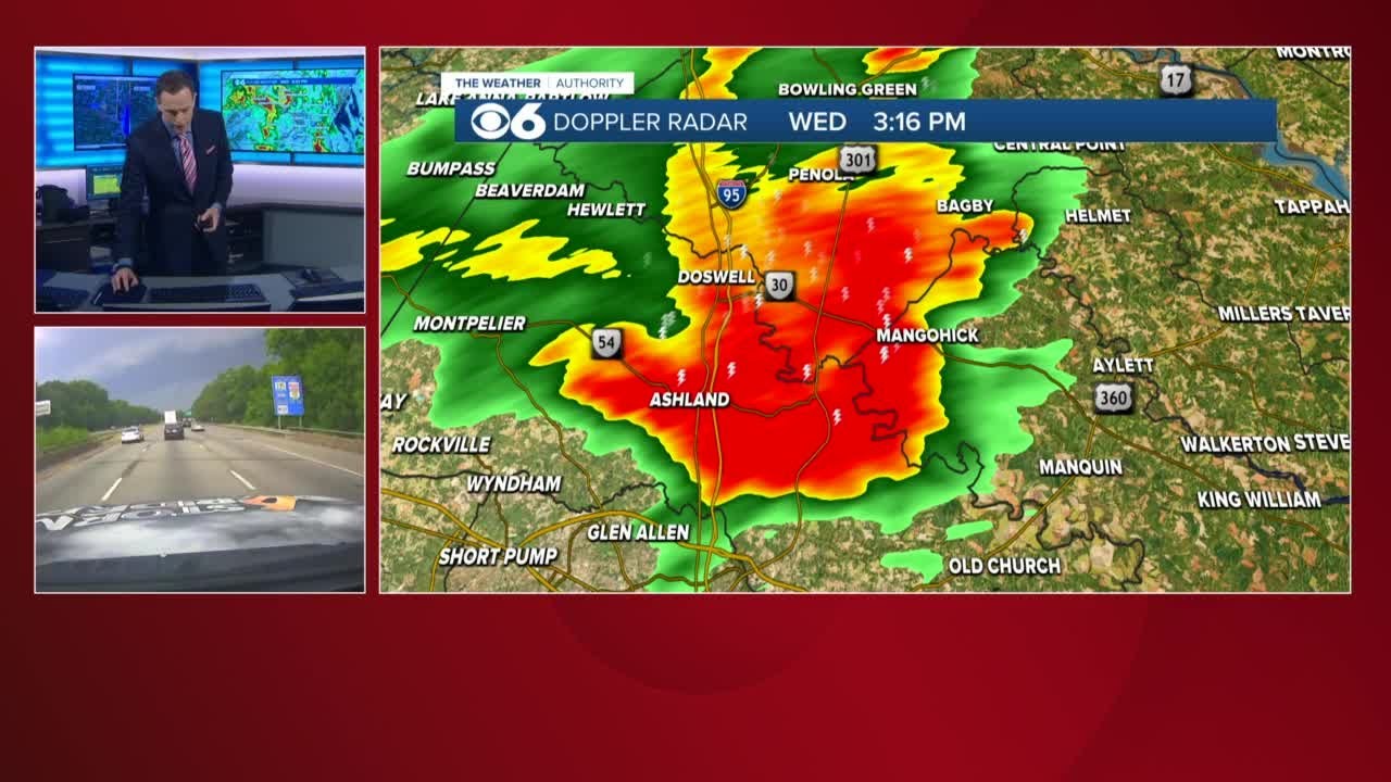 Severe storm update 3:15 p.m. on Wednesday, June 22