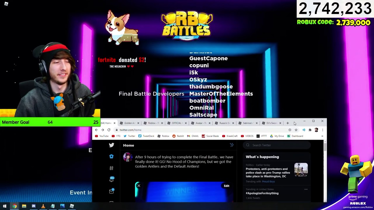 KreekCraft Reacts To The RB Battles Credits Song
