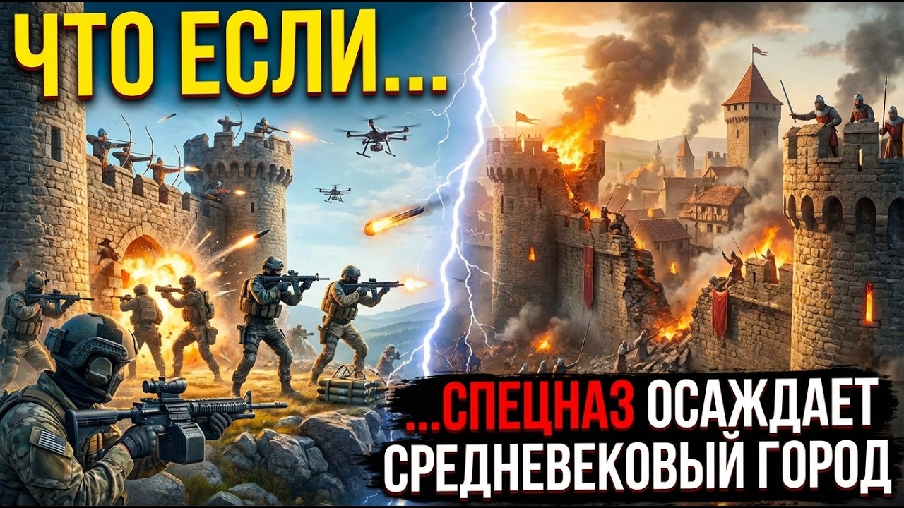 ЧТО ЕСЛИ… СПЕЦНАЗ ПОПАДЁТ В ОСАДУ СРЕДНЕВЕКОВОГО ГОРОДА