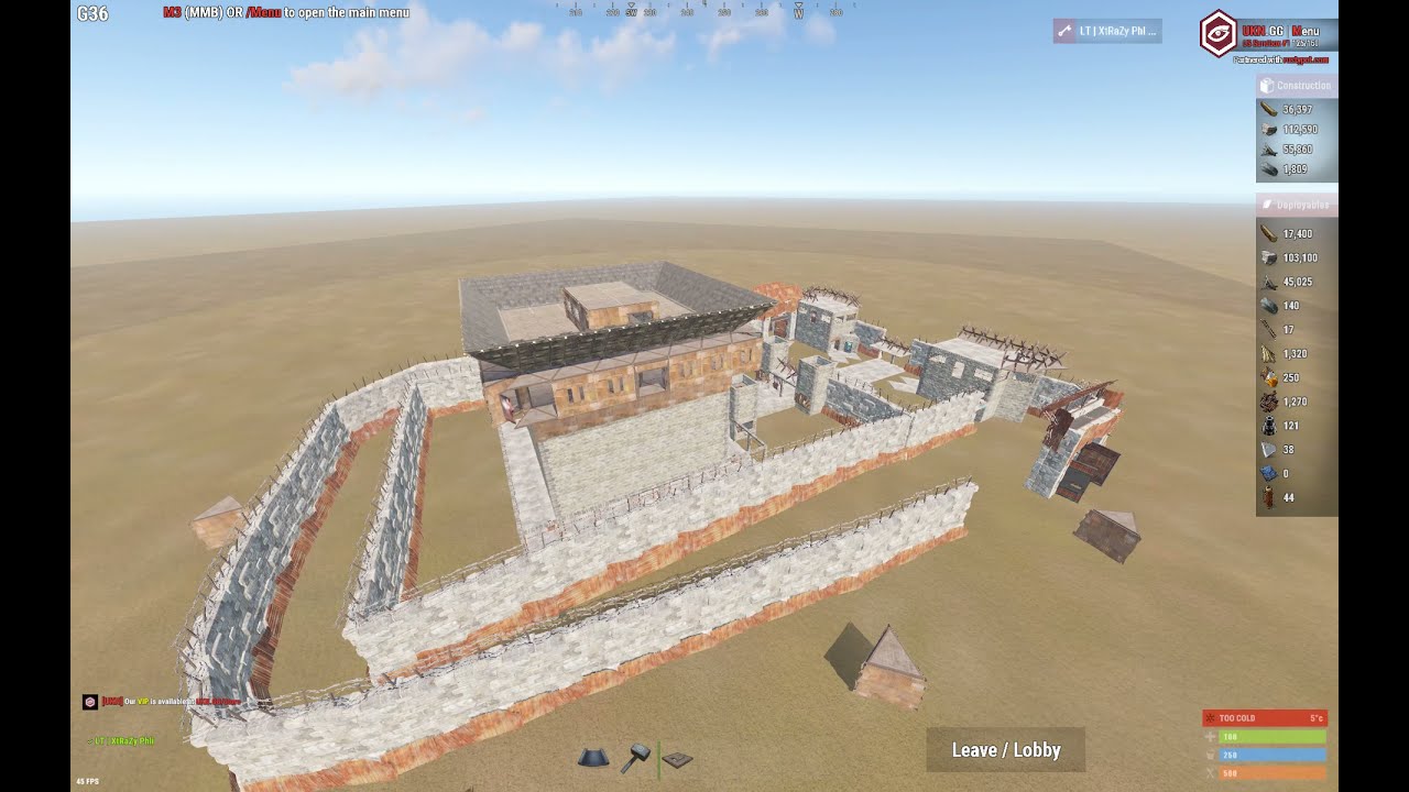 Rust Kings Gambit Base design (Made By: Frost)