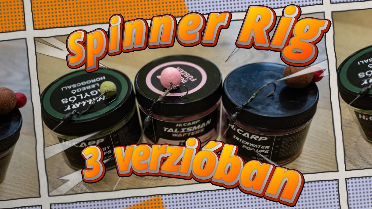 3 féle Spinner rig minden típusú,meretű csalihoz. Dobáshoz,behúzáshoz is! Roonie, D , Blow Back rig
