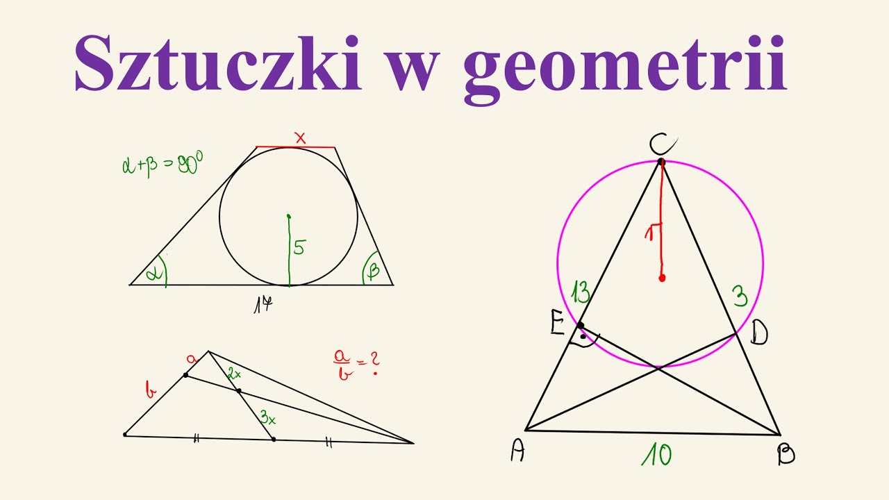 Powtórka do rozszerzenia - magiczne dorysowania w geometrii