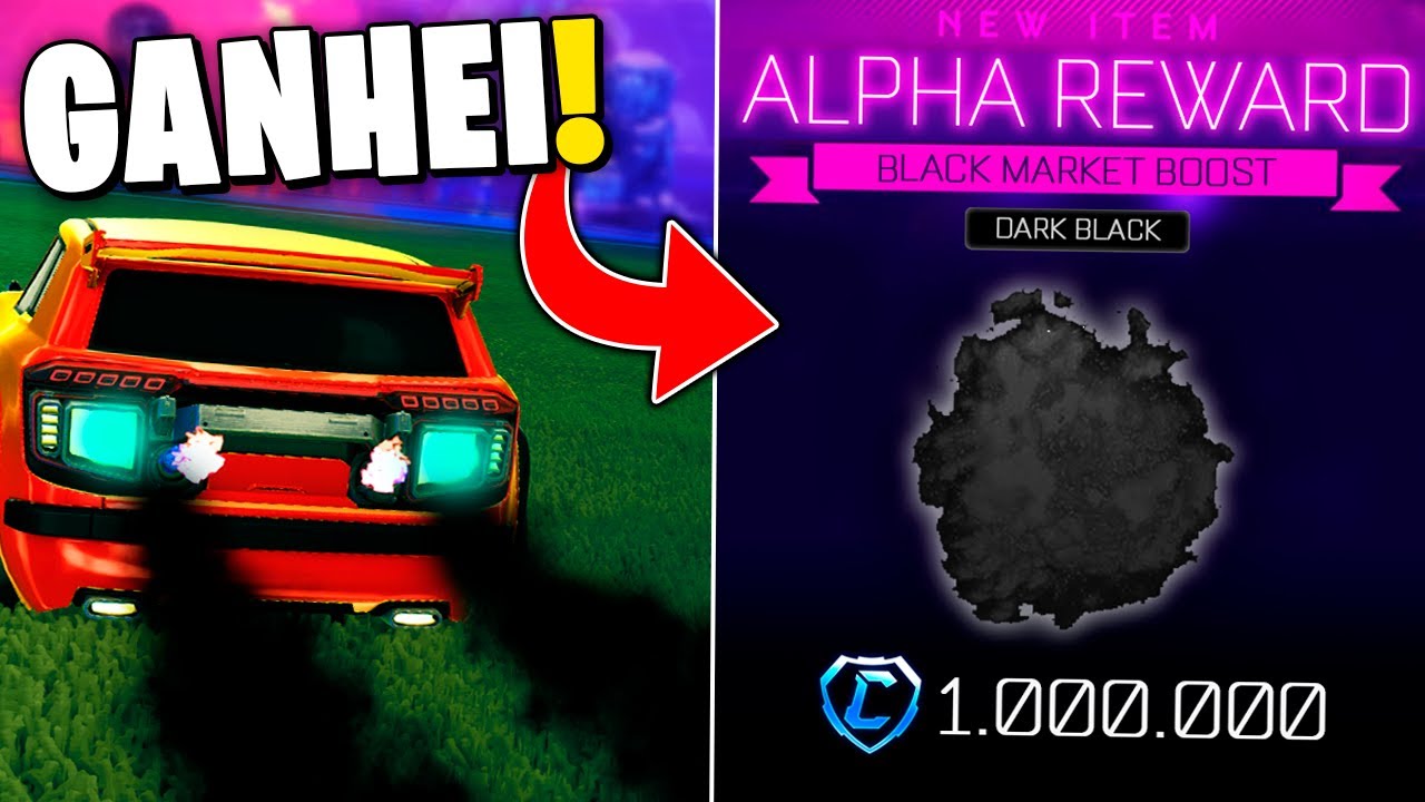 O NOVO ALPHA BOOST *DARK BLACK*, O MELHOR ITEM PAINTED DO ROCKET LEAGUE?