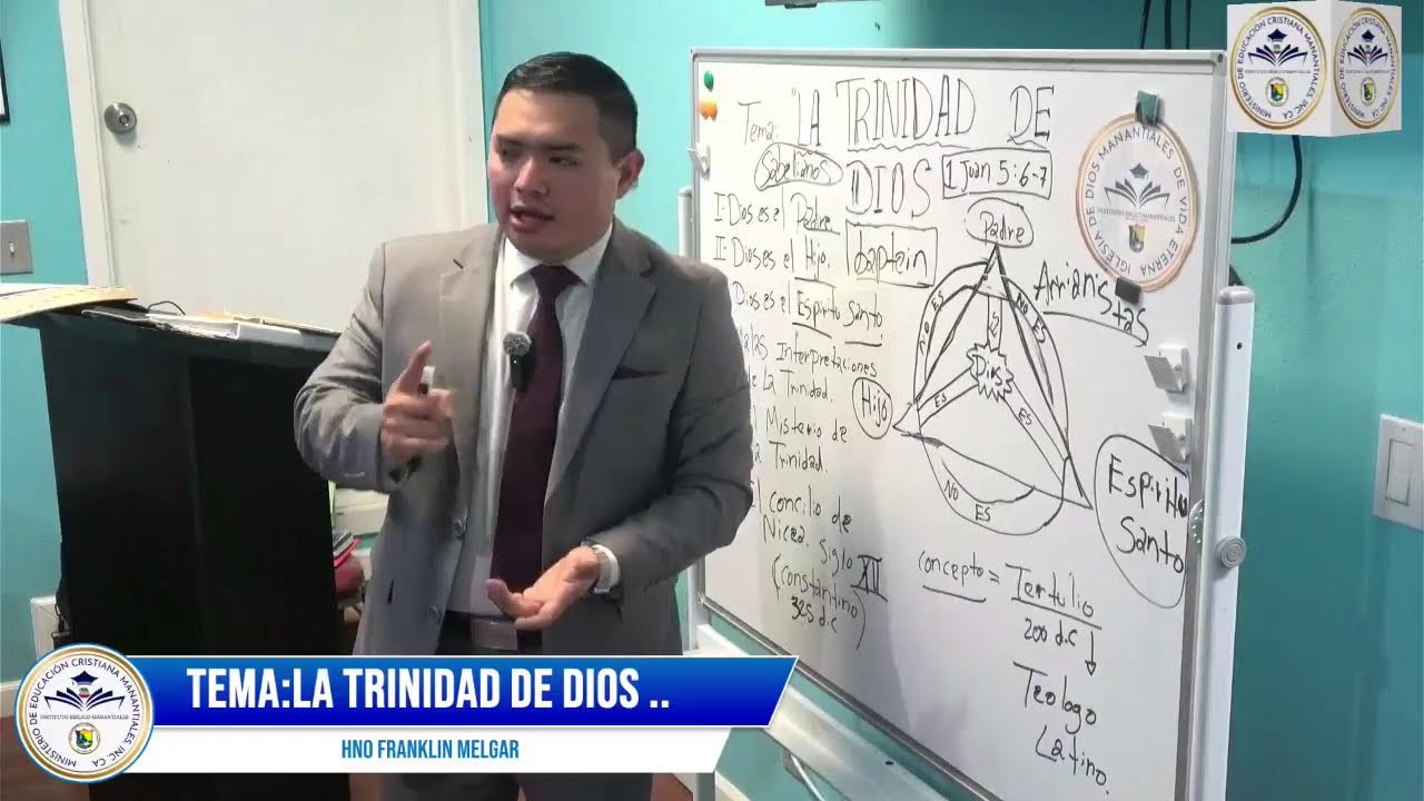 TEMA:LA TRINIDAD DE DIOS 2DA PARTE   HNO FRANKLIN MELGAR
