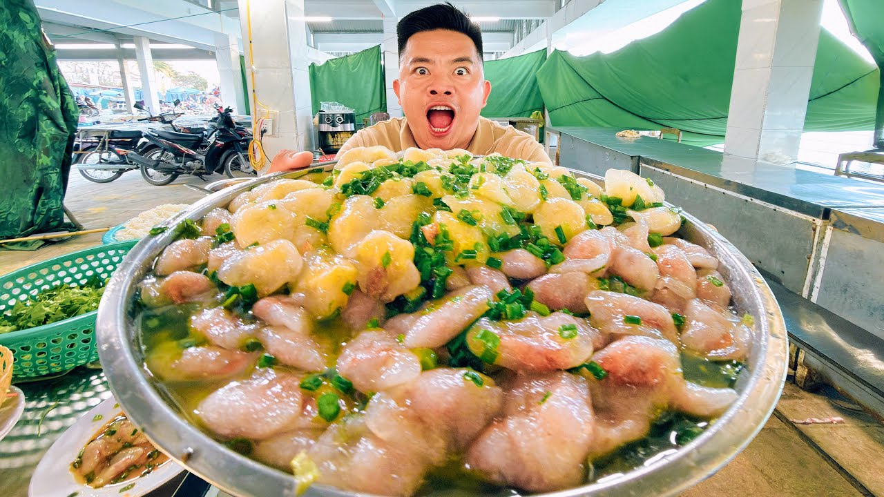 SAPA TV | CHÁO BÁNH CANH CÁ NGON TRỨ DANH QUẢNG BÌNH VÀ ĂN SẬP CHỢ ĐỒNG HỚI TOÀN MÓN NGON