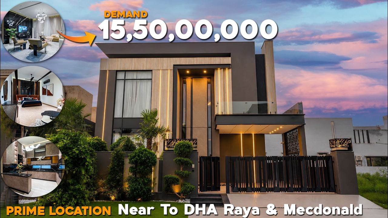 1 Kanal Luxury House Tour | Ultra Modern Fully Furnished House in DHA Phase 7