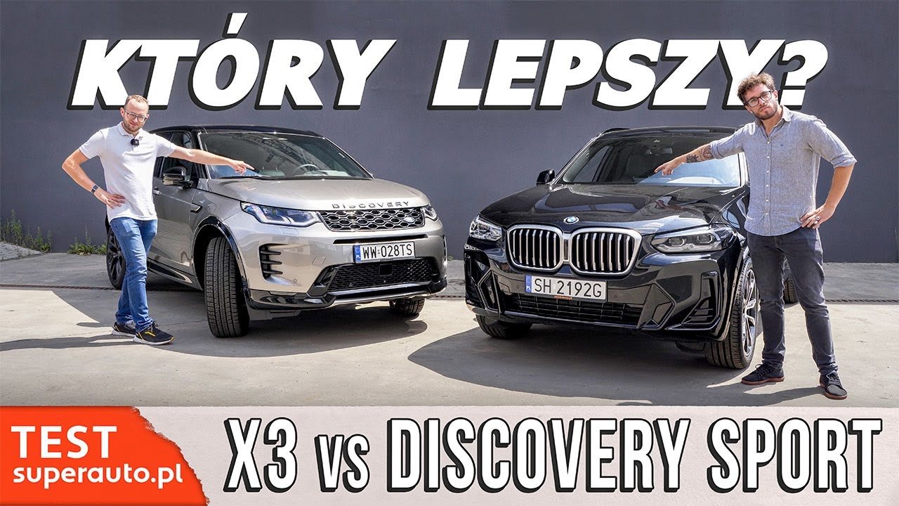 PORÓWNANIE: BMW X3 vs Land Rover Discovery Sport | Superauto.pl