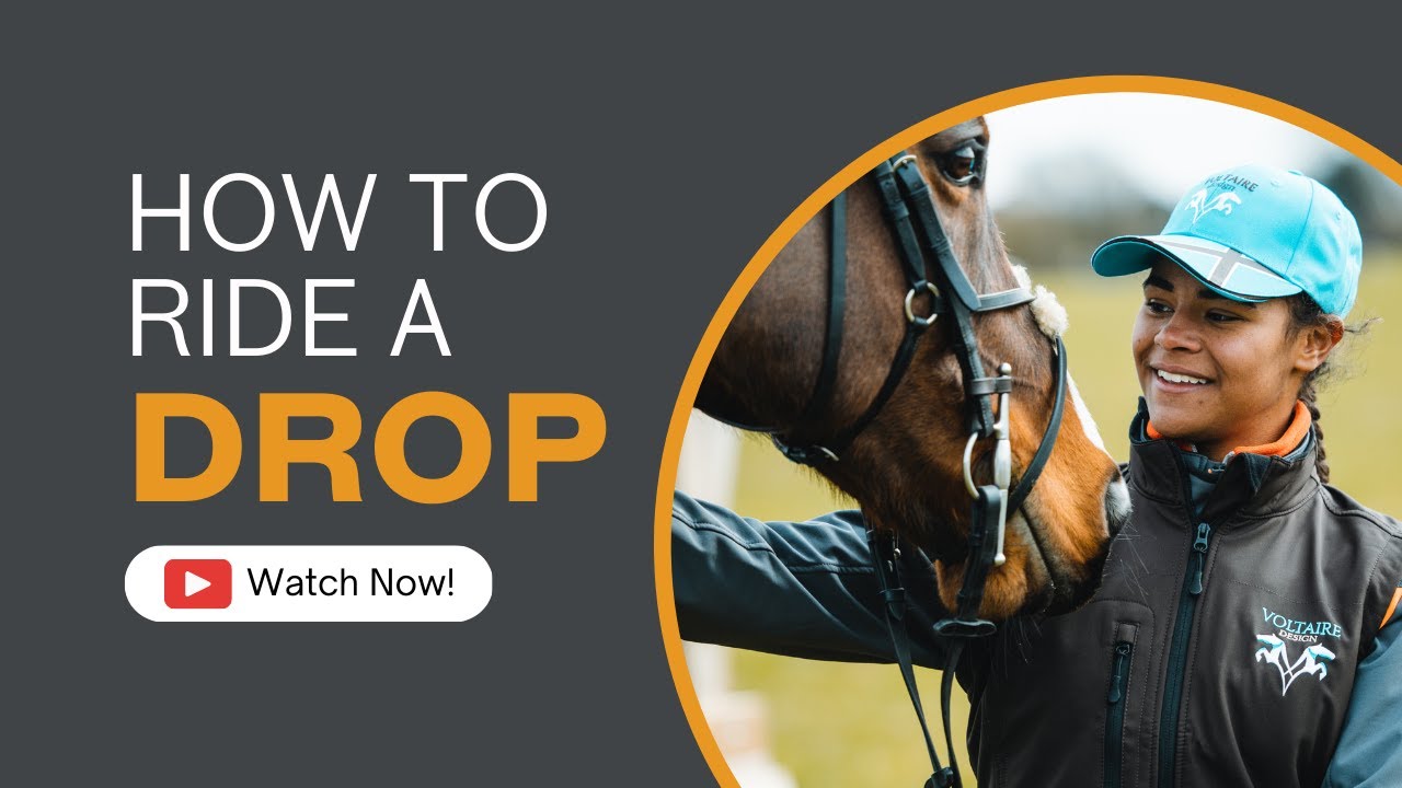 How to Ride A Drop | Back to Basics: Eventing with Voltaire Design | @Reybridge.Eventing