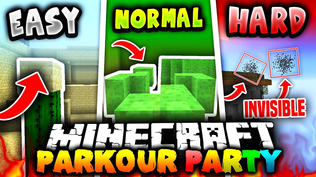 Minecraft PARKOUR PARTY! | (15 LEVELS OF FUN!) with PrestonPlayz