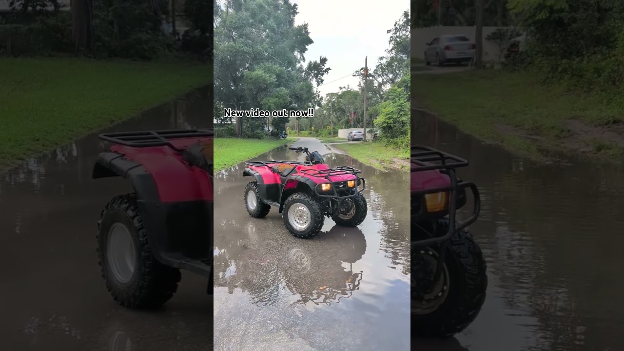 I finally bought a Honda fourwheeler!! 