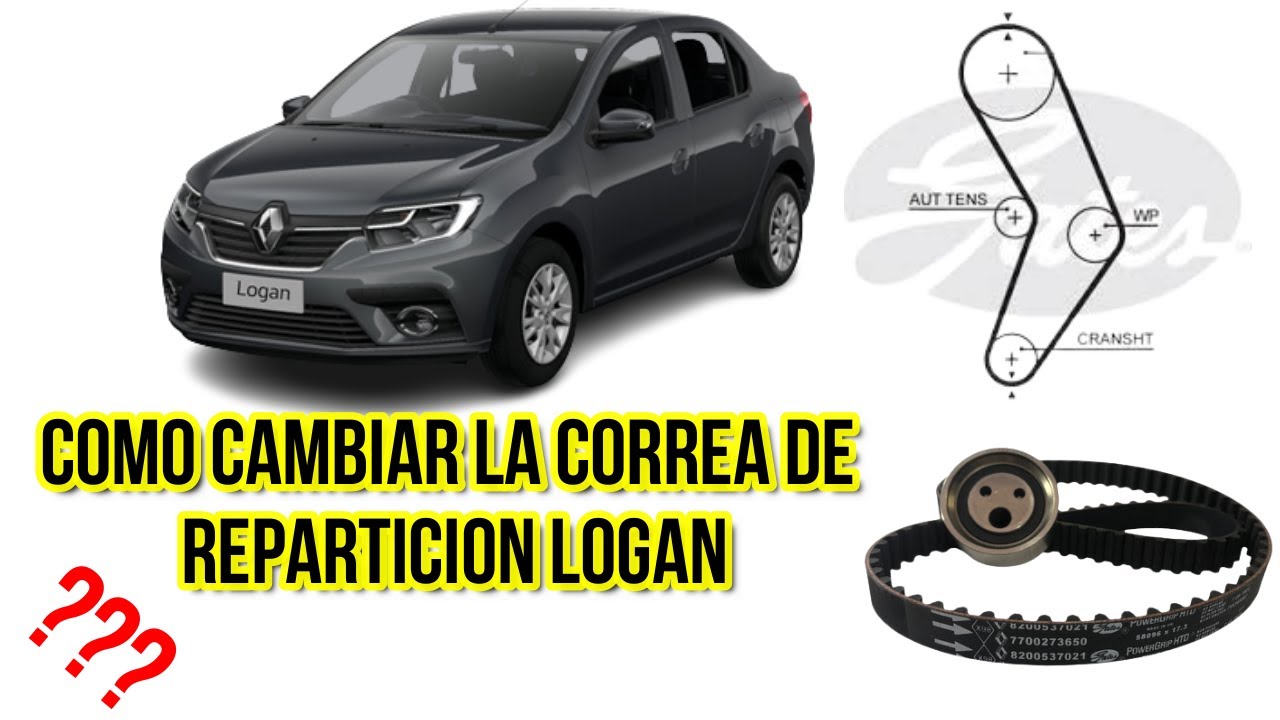 correa de distribución Renault logan   COMO CAMBIARLA