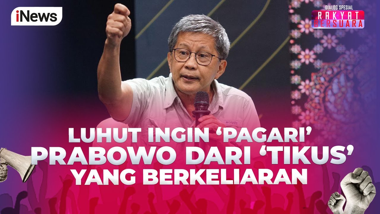 Rocky Gerung: Luhut Ingin 