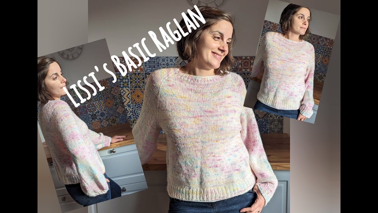 Pullover stricken I Lissi´s Basic Raglan I Runden von oben I easy Anleitung komplett